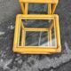 Pair of rattan and glass side tables – 1970s vintage style
