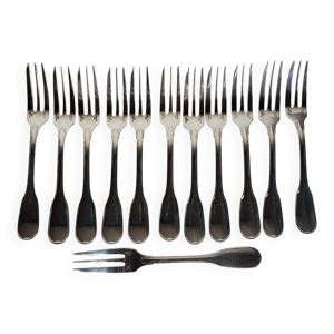 12 fourchettes à gâteaux