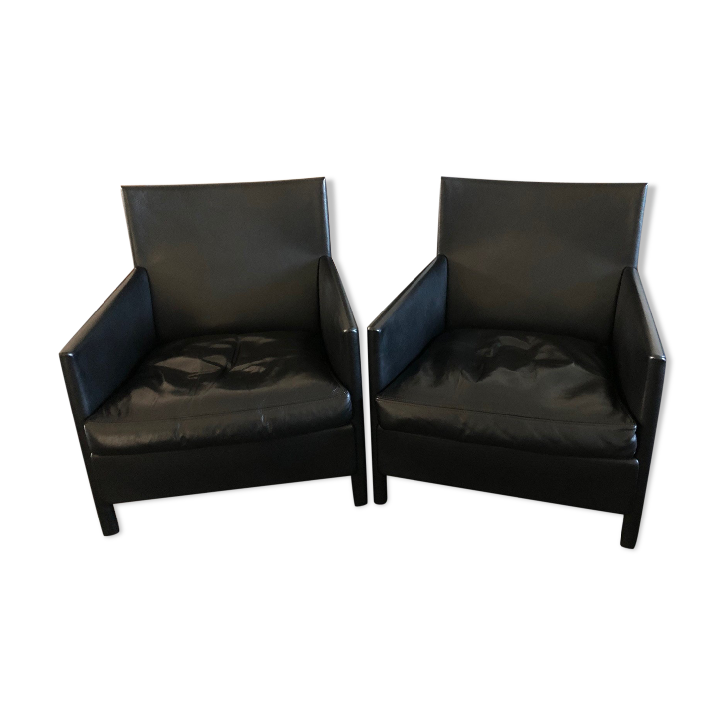 Pair of armchairs by Luca Meda