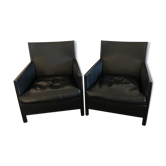 Pair of armchairs by Luca Meda