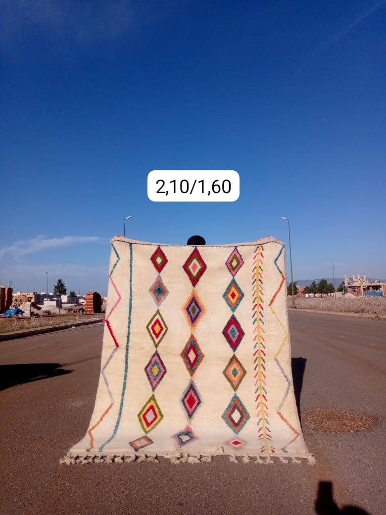 Authentic Handmade Berber Rug – Moroccan Crafts, Home Decor, Wool Rugs