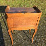 Vintage curtain bedside table