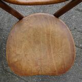 Set of 4 mismatched bistro chairs, from 1910 to 1935