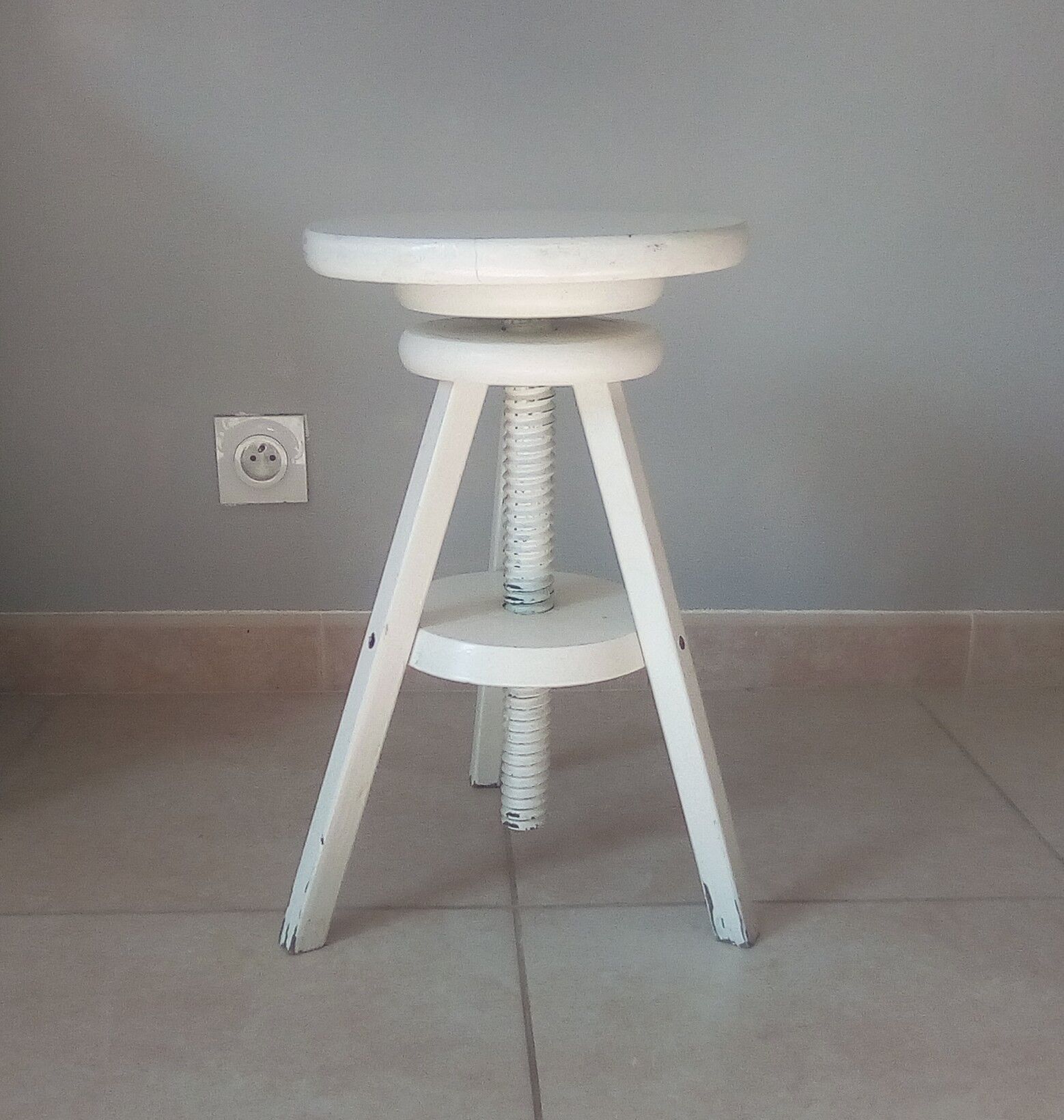 Vintage architect's stool