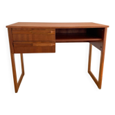 Bureau en bois scandinave pieds traineau