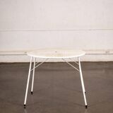 Perforated metal garden table