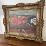 Oil on panel, still life, signed L.Blanckaert