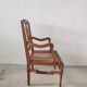 Fauteuil canné en bois naturel