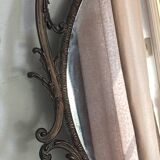 Vintage Italian brass mirror