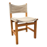 Tomas Jelinek Kotka Chair for Ikea pine and linen 1970s
