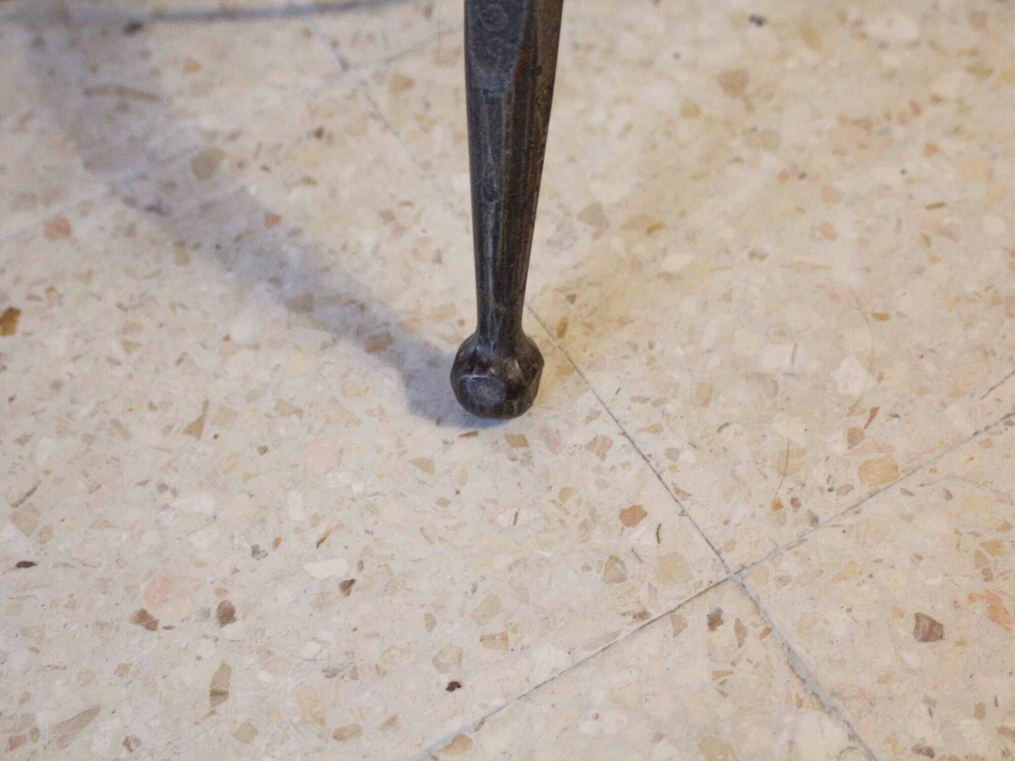 Wrought iron floor lamp