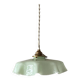 Suspension en opaline vert celadon