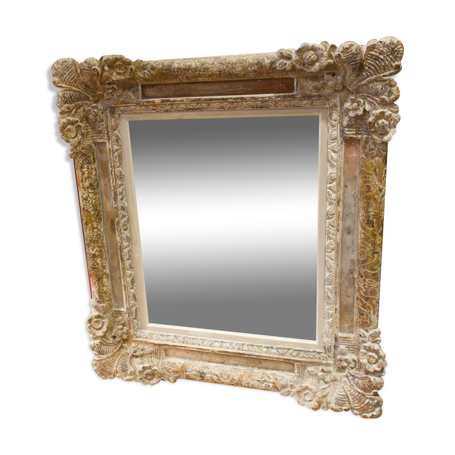 Mirror frame stamped Mouth