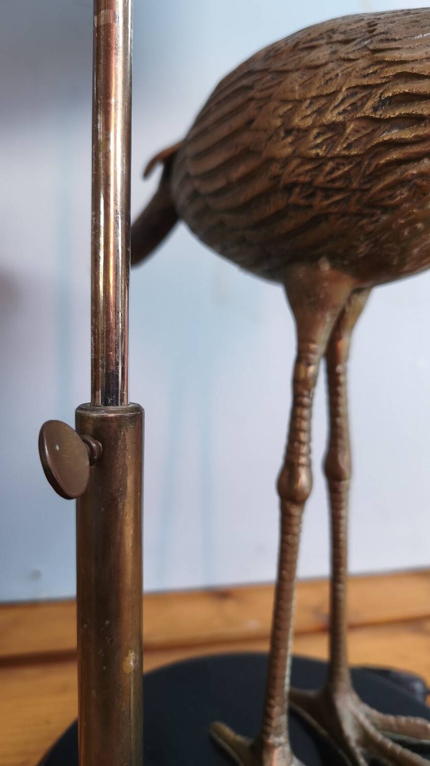 Stilt lamp - Maison Charles - brass and lacquer