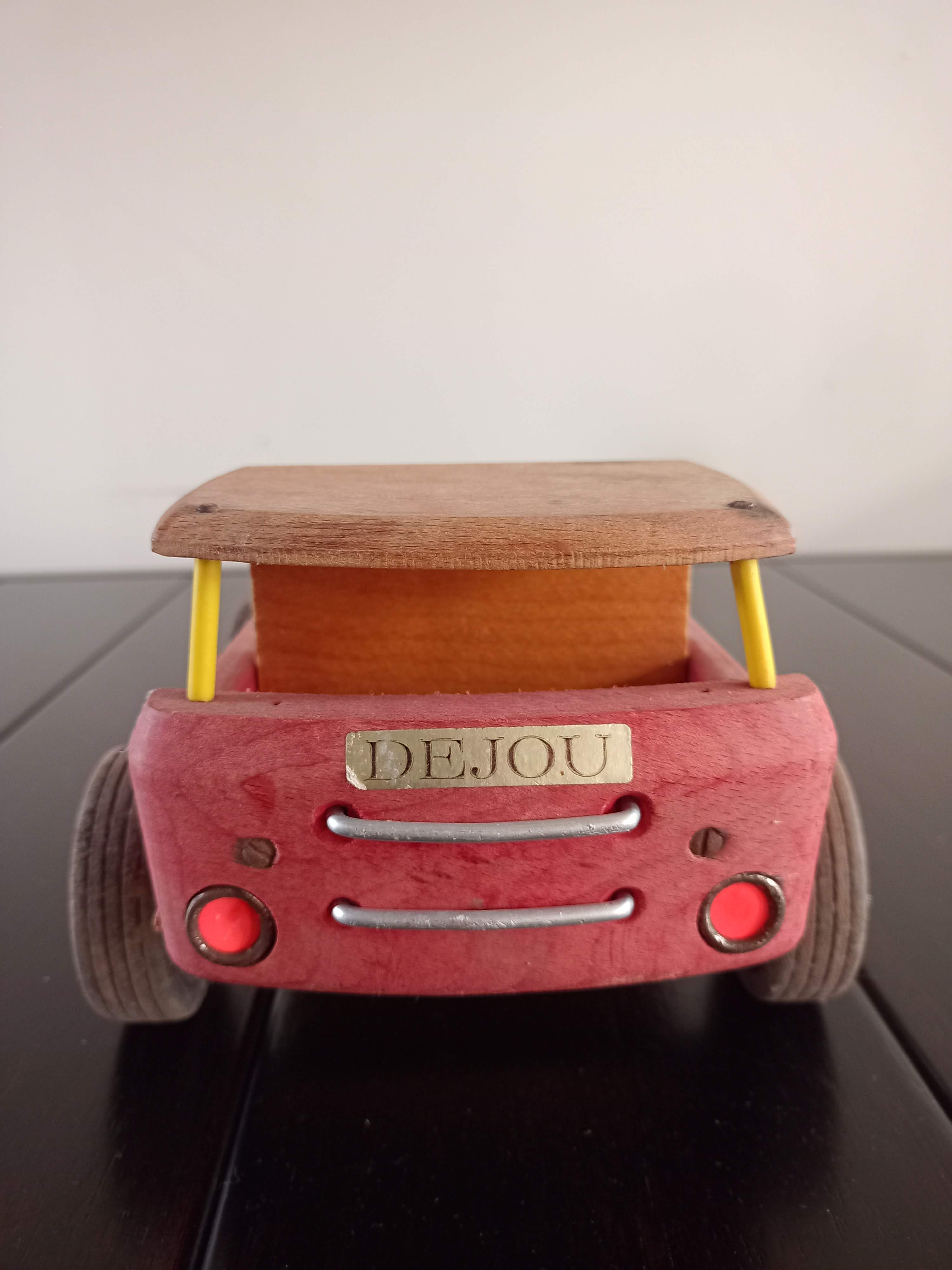 Wooden toy truck dejou old