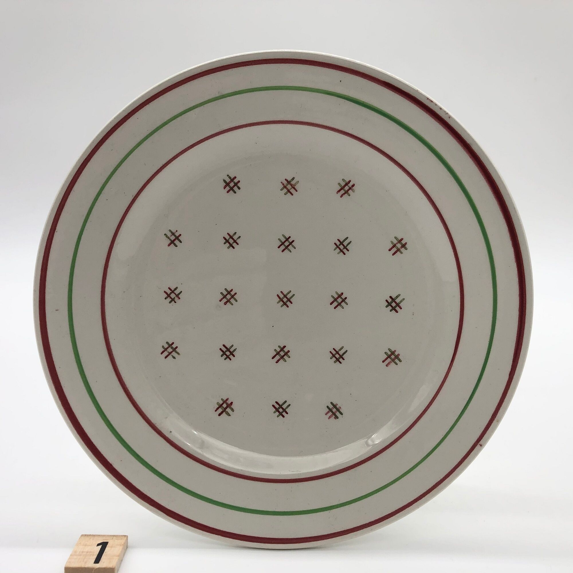 6 Dessert plates "K.G Lunévilles"