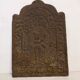 Louis XIV style fireplace plate, cast iron XVII XVIII