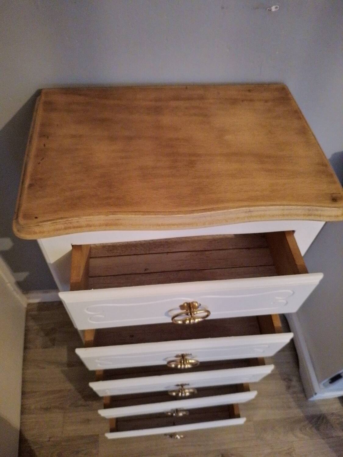 Restored wooden chiffonier
