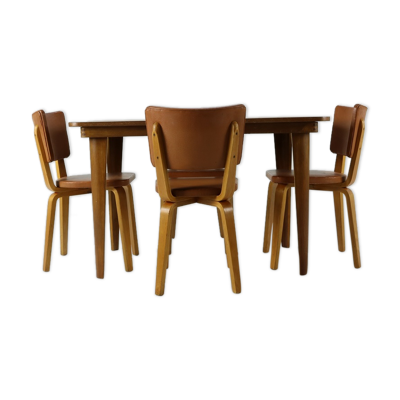 Table en bois courbé par Cor Alons