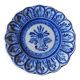 Numbered Spain blue decorative plate