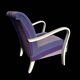 paire de fauteuils clubs art deco