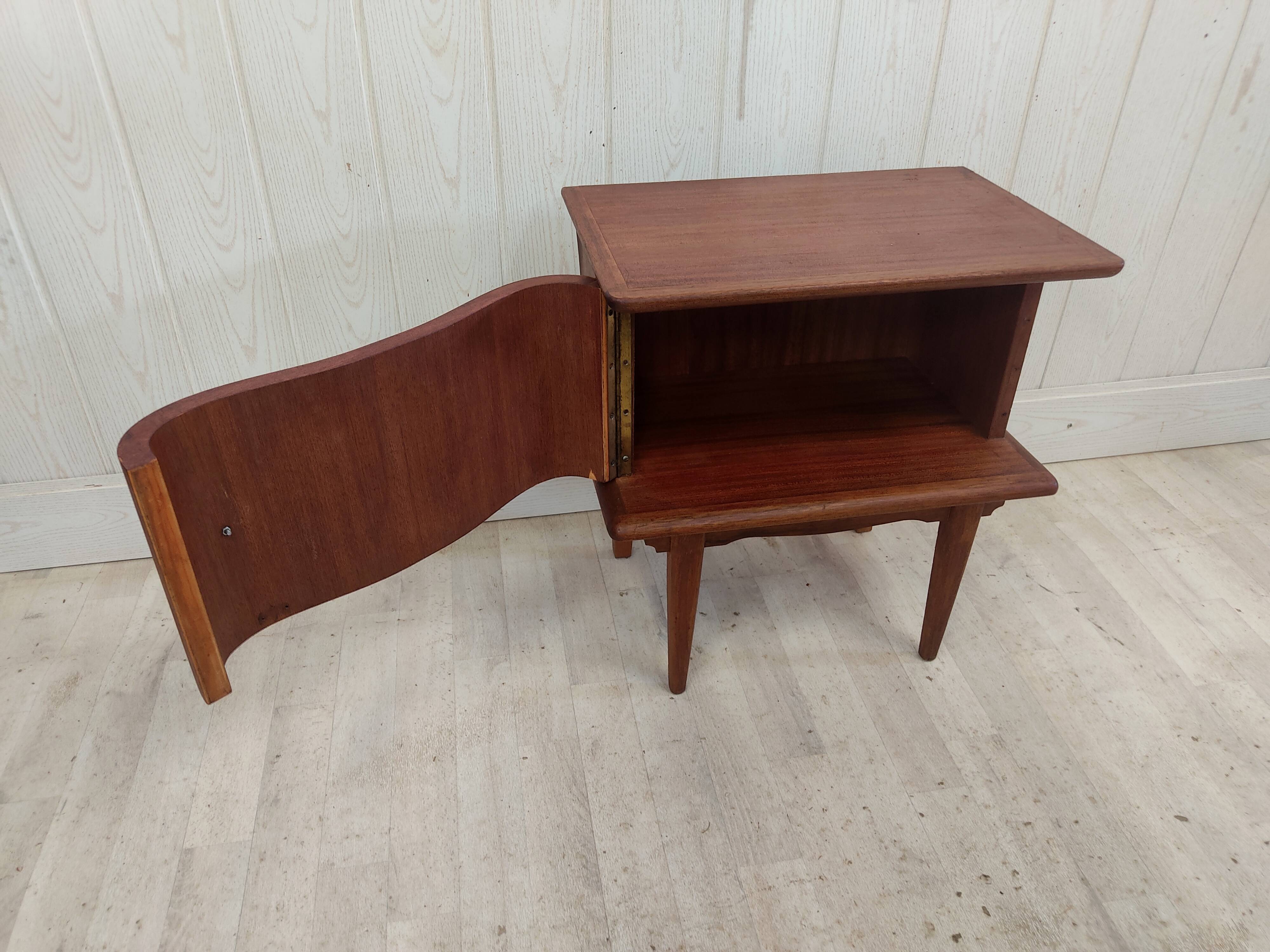 Vintage bedside table 50s 60s