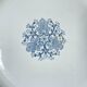 Vintage round dish Terre de fer LUNEVILLE model "NINA" Made in France