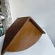 Antique solid wood corner shelf