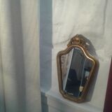 Miroir doré 25x39cm