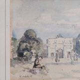 Vue de Paris Carrousel du Louvre, F.Haast