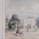 Vue de Paris Carrousel du Louvre, F.Haast