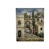 Tableau paysage sud de la France, XXe