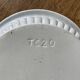 2 small old, vintage oven dishes - white ceramic
