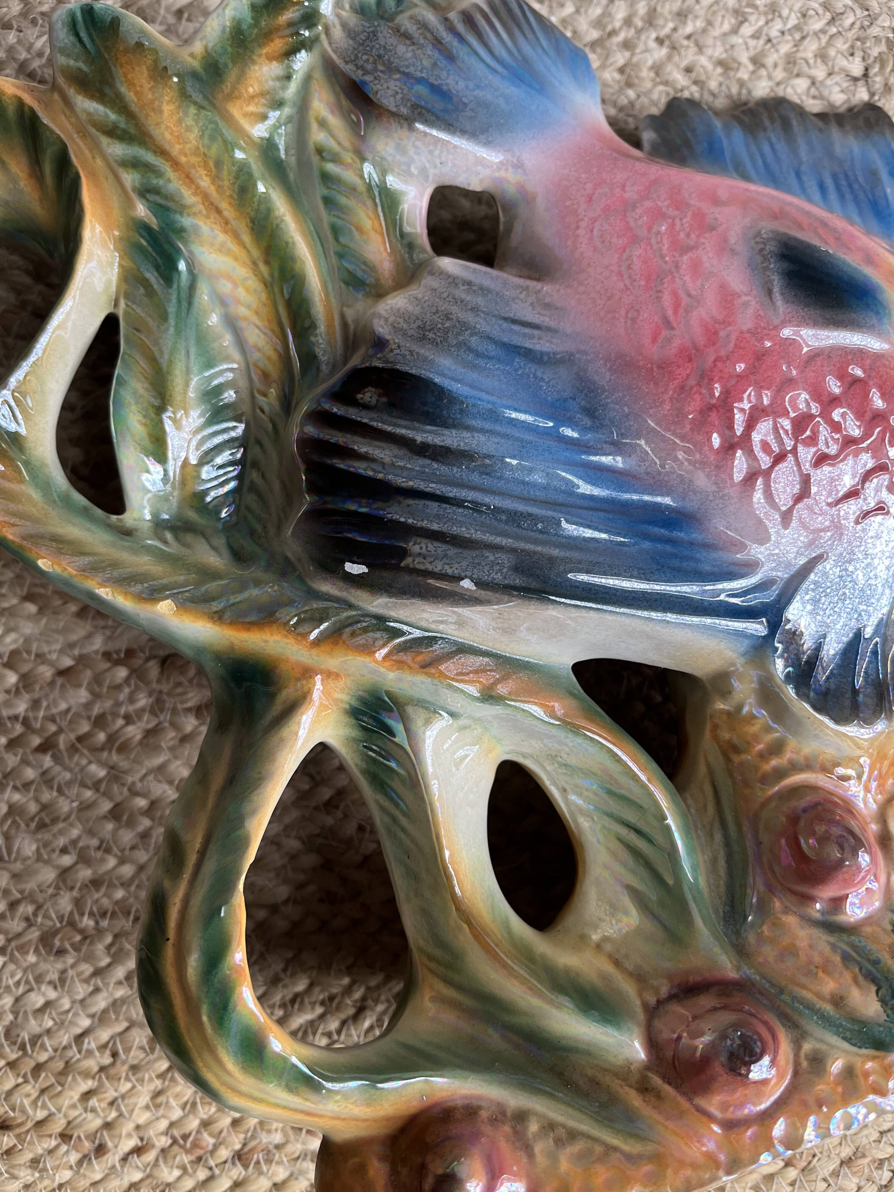 Italian vase in slipware
