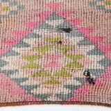 3x12 Blush Pink Vintage Runner Rug, 92x355Cm
