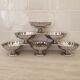 6 dessert bowls by Guy Degrenne in 18/10 stainless steel