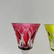 2 large crystal glasses from Saint Louis, Camargue model.