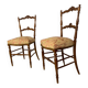 Chaises Antiques en Palissandre, France, 1890s, Set de 2