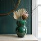 Vase art déco Saint-Clément 4159 signé Blanche Letalle – vert malachite