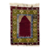 Vintage Handmade Turkish Tulu Rug with Archway Design. Traditional Prayer Rug. 100% Wool