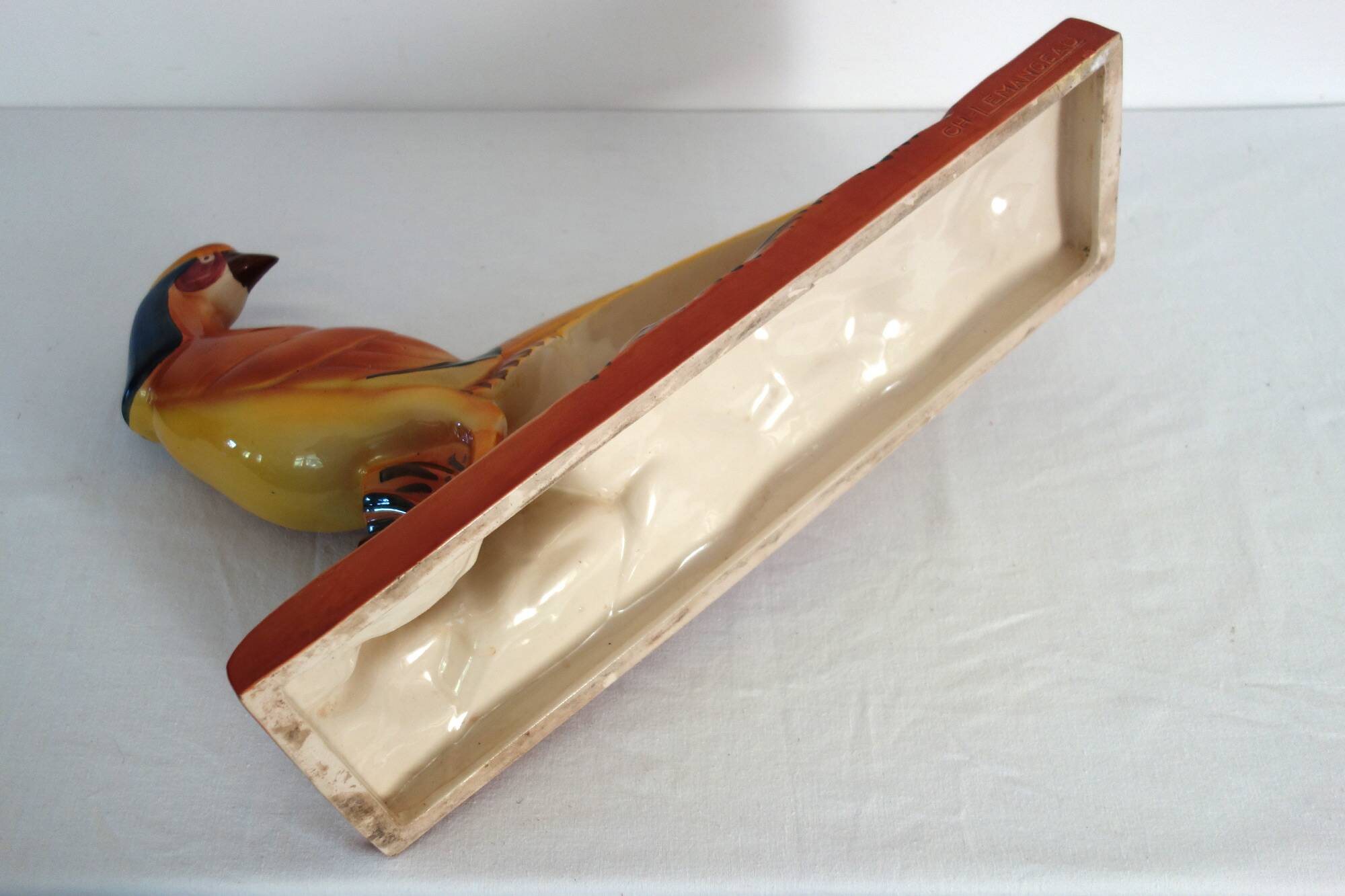 King pheasant by Lemanceau (Saint Clément) circa 1930