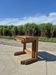Ensemble de 3 tables gigognes en placage de chêne des années 1970, style brutaliste.