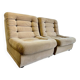 Set of 2 vintage meurop modular armchairs / single seat