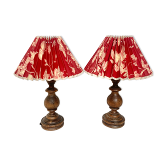 Wooden lamps