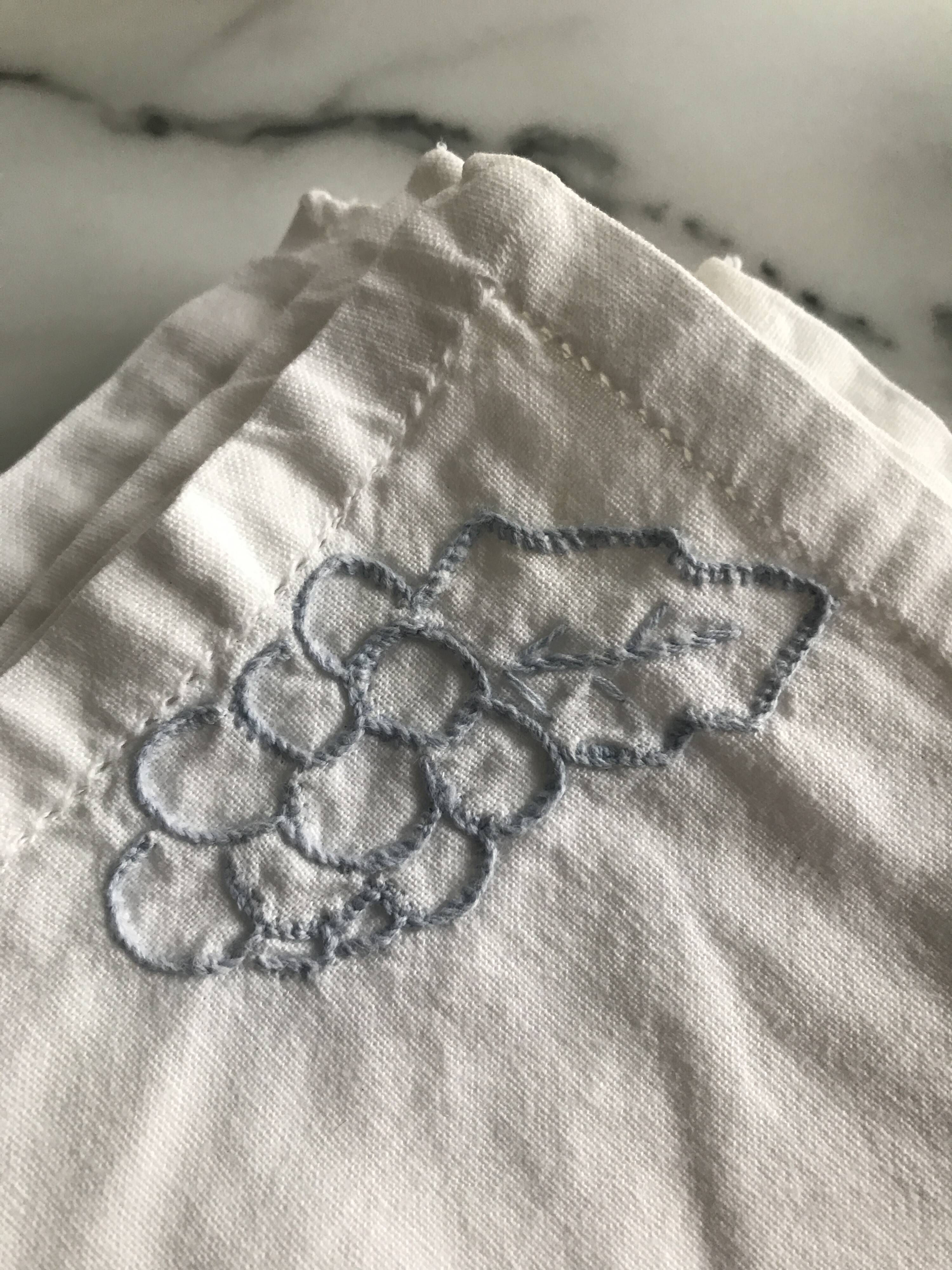 Embroidered towels