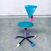 Colorful Desk Chair, 1980s