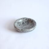 Black marble vide poche trinket bowl, Belgium 1960s.