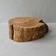 Boite en bois monoxyle, travail artisanal