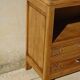 Large oak bedside cabinet