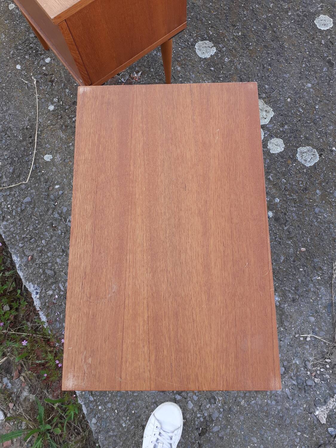 Pair of antique bedside tables